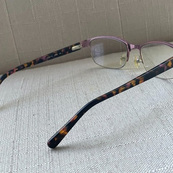 Banana Republic Women Glasses Frame Purple/Brown Tortoise Eyeglasses - Picture 8 of 12